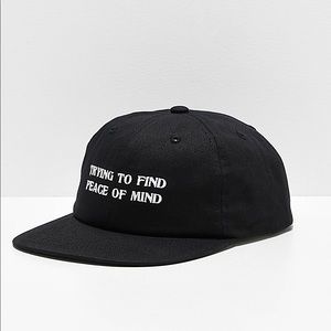 Primitive Peace Of Mind Black Strapback Hat